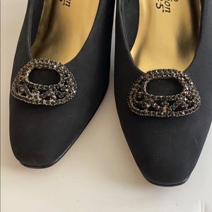 Vintage rhinestone shoe clips